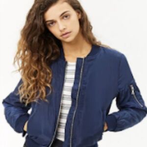 L | Blue Bomber Jacket